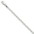 thumbnail image 1 of 925 Sterling Silver 3mm Rolo Link Chain Bracelet Rope, 1 of 8