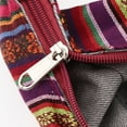 thumbnail image 3 of Sac Hippie Bohème en Coton Sac Hobo Fait à la Main Épaule Rouge, 3 of 8
