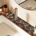 thumbnail image 2 of Yayeee Faucet Mat for Kitchen Sink 30" Diatomite Long Splash Guard Pad, Colorful Flower, 2 Pack, 2 of 7