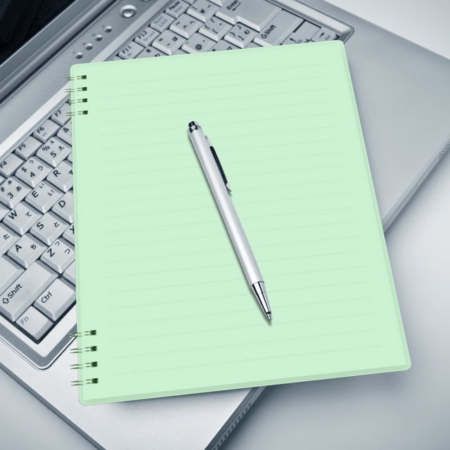 Xihbxyly Cuaderno Espiral, Diseño Horizontal A5, Páginas Gruesas, Cubierta de Pp Impermeable, Protección Duradera de La Tinta, Uso Diario, Trabajo de Oficina, Notas de Estudio, Encuadernación de 8 Ag