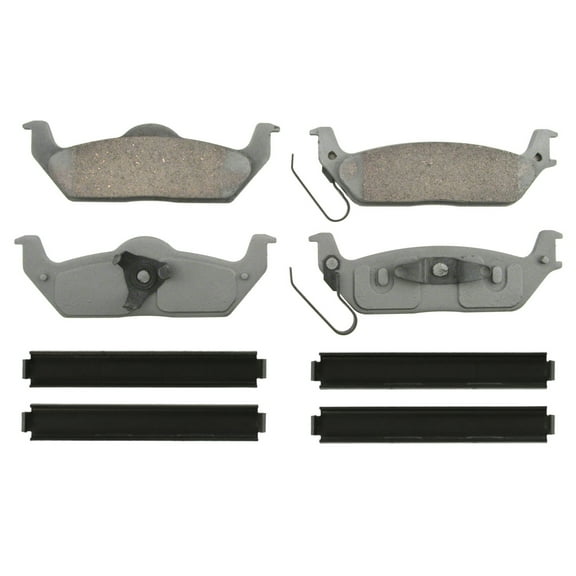 Wagner ThermoQuiet QC1012A Ceramic Disc Brake Pad Set Fits select: 2006-2011 FORD F150, 2006-2008 LINCOLN MARK LT