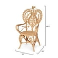 thumbnail image 3 of Jamie Young Co Hibiscus Rattan Arm Chair, 3 of 6