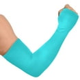 thumbnail image 2 of ALAZA Turquoise UV Sun Protection Arm Sleeves UPF 50+ Compression Cooling Sleeve 1 Pair, 2 of 7