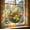 A, variant on Large 7.4 Inch 83-Piece Acrylic Suncatcher Puzzle – DIY Stained Glass Window Art with Light Reflecting Pieces, Beautiful Garden & Home Decoration for Adults