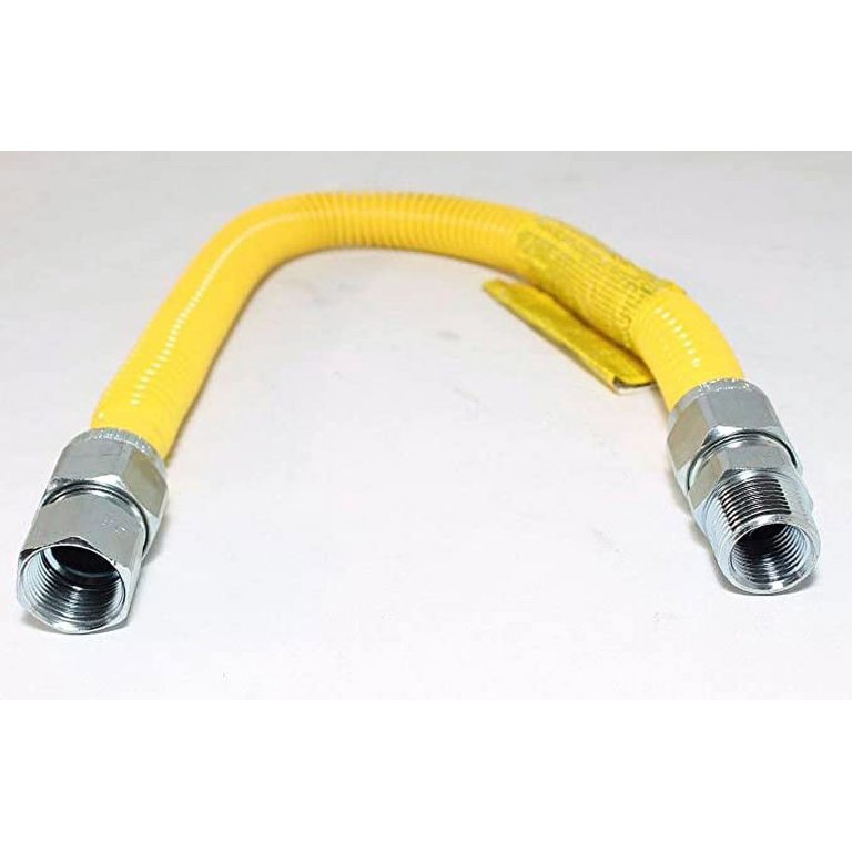 3/4 ID (1 OD) x 36 w/ 3/4 MIP x 3/4 FIP Tankless Water Heater Gas Flex  Line - Walmart.com