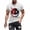 White, variant on UVEASISHA Men's Novelty Graphic T-Shirts Short Sleeve Funny Face Printed Casual Tees Breathable Slim Fit Gym Workout Shirts Comfy Crewneck Pullover White L