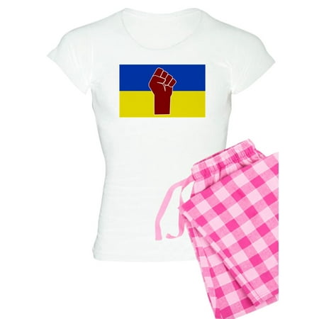 

CafePress - Ukrainian Flag With Fist Pajamas - Women s Light Pajamas