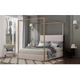 thumbnail image 3 of Restonic Gold Canopy Frame Bed - Durable & Luxurious, Easy Assembly, 3 of 10