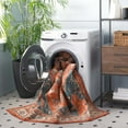 thumbnail image 4 of SAFAVIEH Journey Malandra Medallion Area Rug, Rust/Blue Ivory, 8'9" x 12', 4 of 12