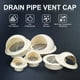 thumbnail image 3 of Uxcell 26Pcs Tapón de Ventilación de Tubería de Drenaje, 2 Pulgadas, Cubierta de Ventilación para Techo, Rejilla Redonda, Tapón de Chimenea, Cubiertas para HVAC, Blanco, 3 of 6