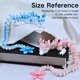 thumbnail image 4 of Dragones en flor de cerezo impresos en 3D de Toy Dpcirk, 30 cm, azul y rosa, 4 of 8