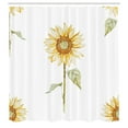 thumbnail image 3 of Ambesonne Sunflower Shower Curtain, Minimalistic Art, 69"Wx70"L, Yellow Green, 3 of 5