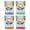 Multicolor (4-Pack), variant on Sun Valley Idaho Design B Souvenir 2 oz Square Shot Glass Clear