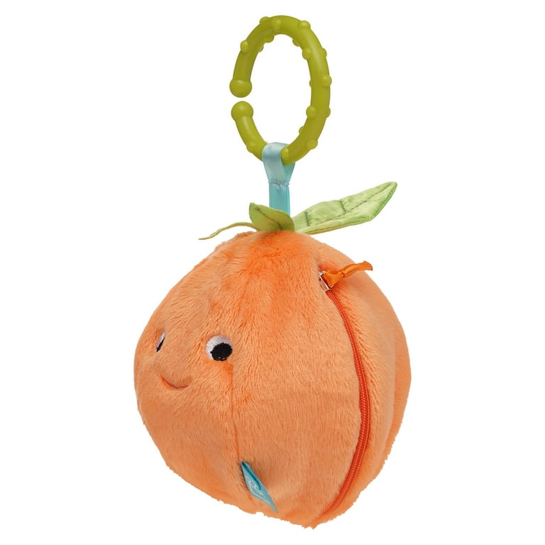 Manhattan Toy Mini-Apple Farm Orange Baby Travel Toy with
