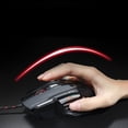 thumbnail image 3 of AMERTEER X7 Wired Gaming Mouse Spectrum Backlit Ergonomic Mouse with 7 colorful breathing light Backlight Modes and Four gears adjustable DPI for Windows PC Gamers(Black), 3 of 7