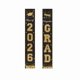 thumbnail image 2 of 2026 Graduation Porch Banners Class Of 2026 Congrats GRAD Door Signs For High School College Graduation Party Decorations Outdoor Indoor Blacks Edition, 2 of 6