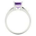 thumbnail image 4 of Clara Pucci 14K White Gold 1.5ct Alexandrite Solitaire Ring for Women, 4 of 8