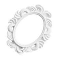 thumbnail image 3 of Oval White Baroque Photo Frame Holder Ornate Picture Frame Photography Props, 3 of 8
