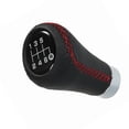 thumbnail image 2 of Boîte de Vitesses Manuelle de Voiture Cuir Noir Point Rouge 6 Vitesses Universelles, 2 of 7