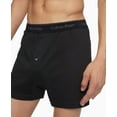 thumbnail image 4 of Calvin Klein Men's Cotton Classics Knit Boxer -3 Pack, Black, Small, 4 of 4