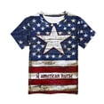 thumbnail image 2 of Cethrio 4th of July T-shirts for Boy, Short Sleeve Summer Casual Gifts Graphic Tees Multicolor Size 10-12, 2 of 4