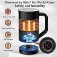 thumbnail image 4 of Milk Frother Secura - Vaporizador automático de leche (250 ml), color negro, 4 of 8