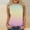 Yellow, variant on YHAJDS Tank Tops for Women Patterned Round Neck Sleeveless Casual Top