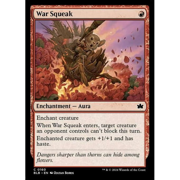 MtG Bloomburrow Common War Squeak #160