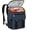 Blue-50Cans, variant on CshidWorld 33 Can Insulated Leakproof Cooler Backpack with Bottle Opener, Black
