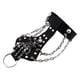 thumbnail image 1 of Pulsera de Cuero Negro Yinane para Hombre Anillo de Dedo, 1 of 8