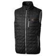 thumbnail image 2 of Men's Cutter & Buck Black Miami University RedHawks Big & Tall Rainier PrimaLoft Eco Full-Zip Puffer Vest, 2 of 3