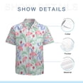 thumbnail image 7 of High Quality Hawaiian Shirts for Men Short Sleeve Aloha Beach Shirt Floral Summer Casual Button Down Shirts Blouses HUU5PQ, 7 of 7