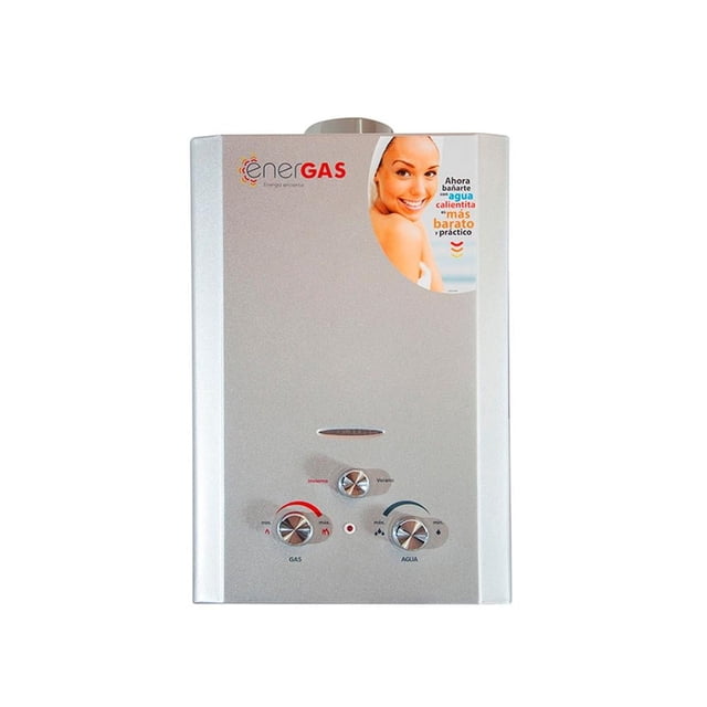 Calentador de paso instantáneo Energas 6 litros gas LP