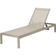 thumbnail image 2 of Noble House Cape Coral Gray Outdoor Mesh Chaise Lounge, 2 of 14