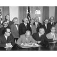 thumbnail image 2 of President Eisenhower Initialing The First Agreement For The Peaceful Use Of Atomic Energy. May 3 History, 2 of 2