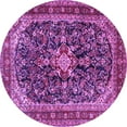 thumbnail image 1 of Ahgly Company Indoor Round Persian Purple Traditional Area Rugs, 8' Round, 1 of 4