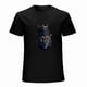 thumbnail image 1 of Panther Leopard Jaguar T-shirt Leopard Wearing A leaf Crown Gifted T-shirt Unisex Tees Graphic Design T-shirt, 1 of 5