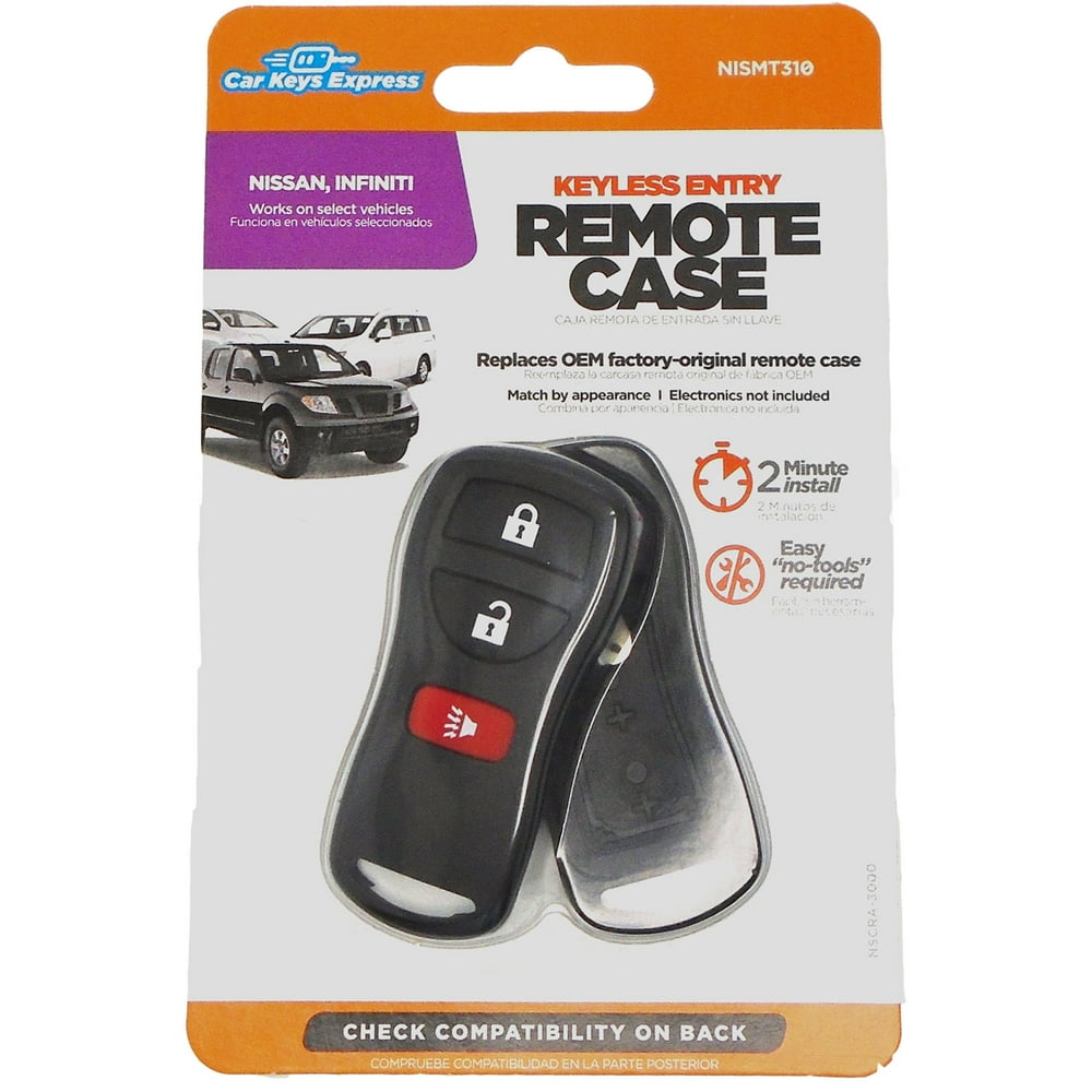 Car Remote Replacement Case Nissan 3 Button Shell Only No Electronics