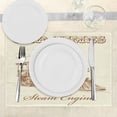 thumbnail image 3 of Ambesonne Steam Engine Place Mats Set of 4, Old Vintage Train, Standard Size, Ivory Pale Caramel, 3 of 6