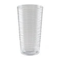 Clarity Swirl Acrylic Drinking Glasses Drinkware, Highball and Lowball