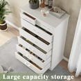 thumbnail image 2 of 7 Drawer Dresser White Chest of Drawers Storage Cabinet for Bedroom Living Room Hallway, 2 of 6