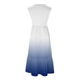 thumbnail image 5 of 2025 Long Spaghetti Strap Maxi Dresses for Women Summer,Sleeveless Gradient Maxi Dresses for Plus Size Women,Casual Round Neck Beach Sundresses Swing Dress,Women Flowy Tiered Maxi Beach Dress, 5 of 5