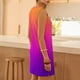 thumbnail image 5 of TaTaai Women's Round Neck Sleeveless Slip Dress Solid Color Casual Pullover Dress with Side Slit Lightweight Summer Stretchy Fit Gift, 5 of 6