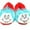 Red, variant on Dr. Seuss Kids Slipper Shoes Holiday Fun Slippers, Black, Size: 7Y-8Y - Size 2-3