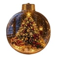 thumbnail image 2 of PoyoKee Christmas Decorations, Clear Acrylic Fillable Tree Balls, Hanging Christmas Ball Ornaments for Xmas Tree Home Holiday Wedding Party Decor, 2 of 8