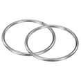 thumbnail image 1 of Uxcell 2 Pack Anillos para atrapasueños 4" Anillos de acero inoxidable para DIY Plateado 0.24", 1 of 6