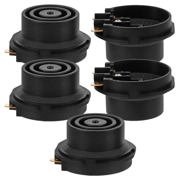 NICERIO 5Pcs Electric Kettle Thermostat Coupler Black Base for Safe Temperature Control