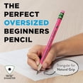 thumbnail image 4 of Ticonderoga My First Tri-Write Wood-Cased Pencils, Pre-Sharpened, #2 HB, With Erasers, Neon Colors, 12 Count, 4 of 6