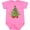 Raspberry, variant on Inktastic Christmas Tree Boys or Girls Baby Bodysuit
