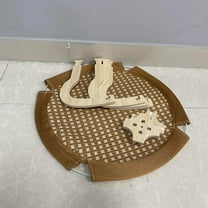 CNSLCJR Pet furniture, Elevated Cat Bed for Average Cats, Dog Bed for Miniature Dogs, with Removable Washable Mesh, for Pets up to 20 lb, Oval